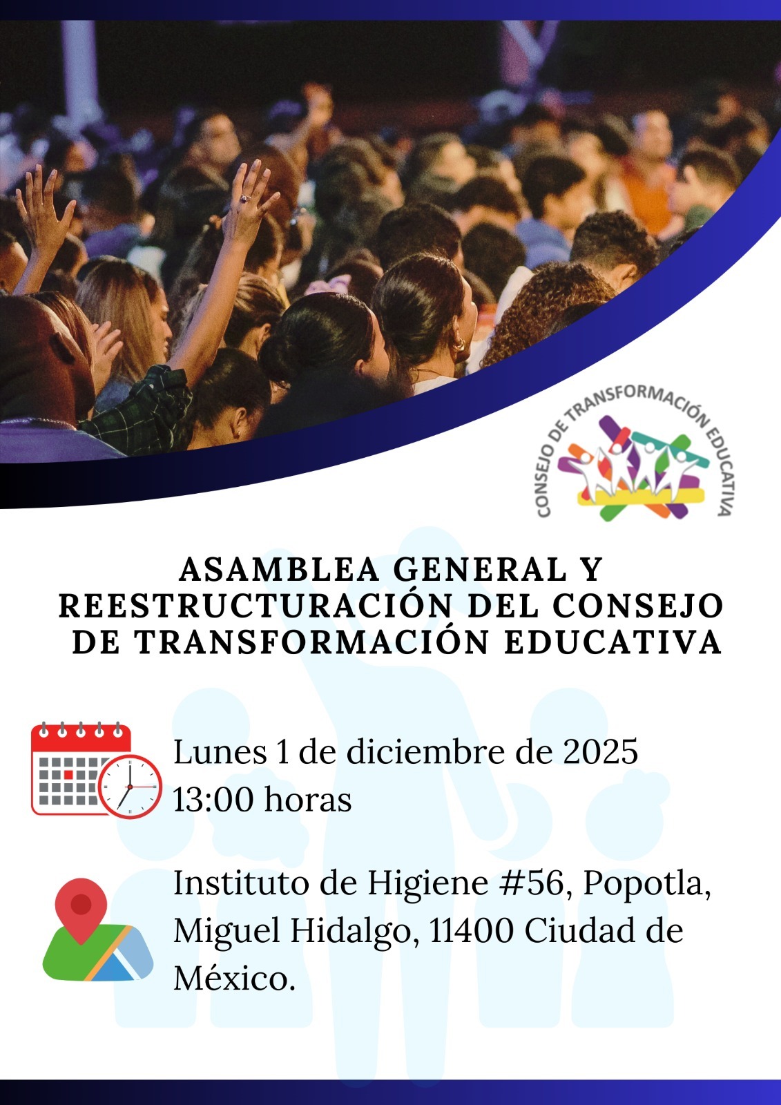 Asamblea general y reestructuración del Consejo de Transformación Educativa