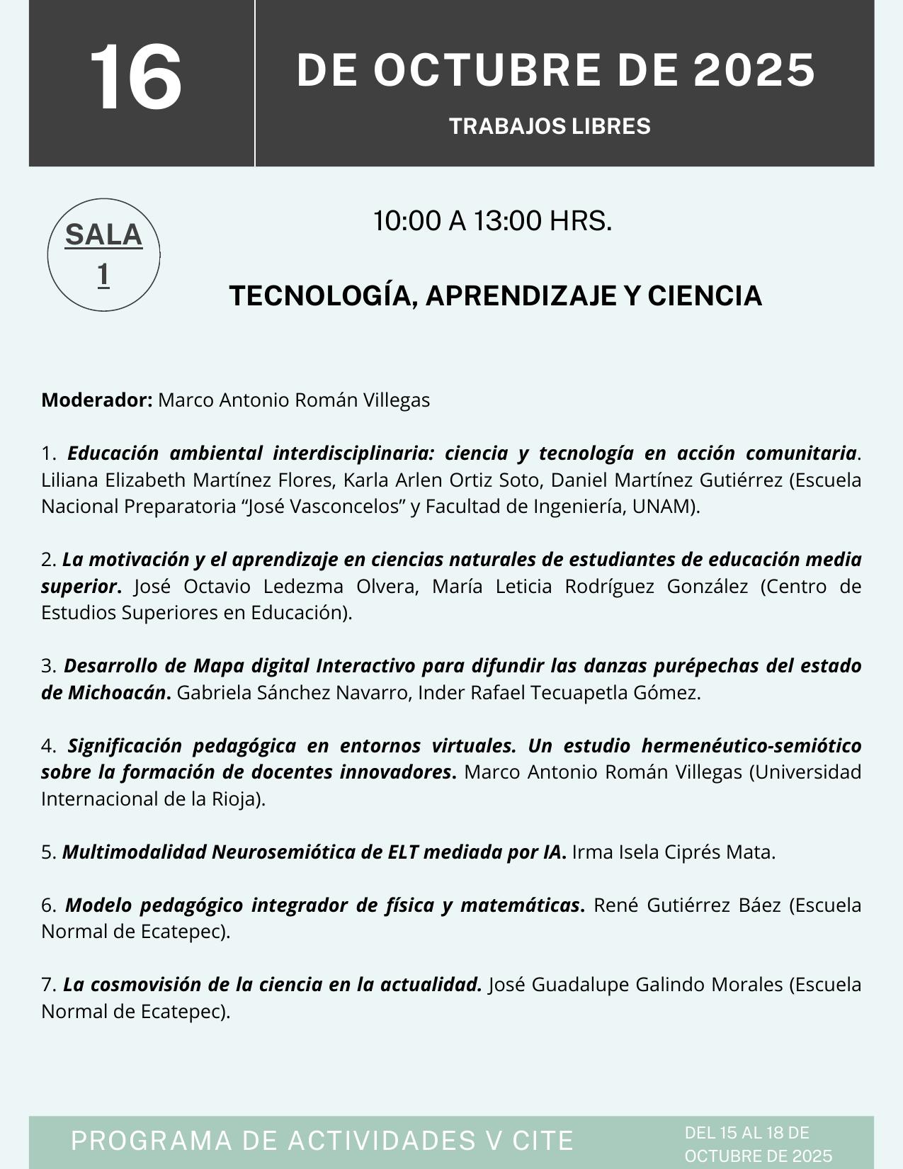 Tecnología, aprendizaje y ciencia