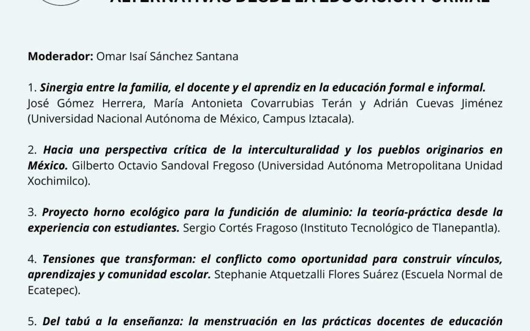 Alternativas desde la educación formal