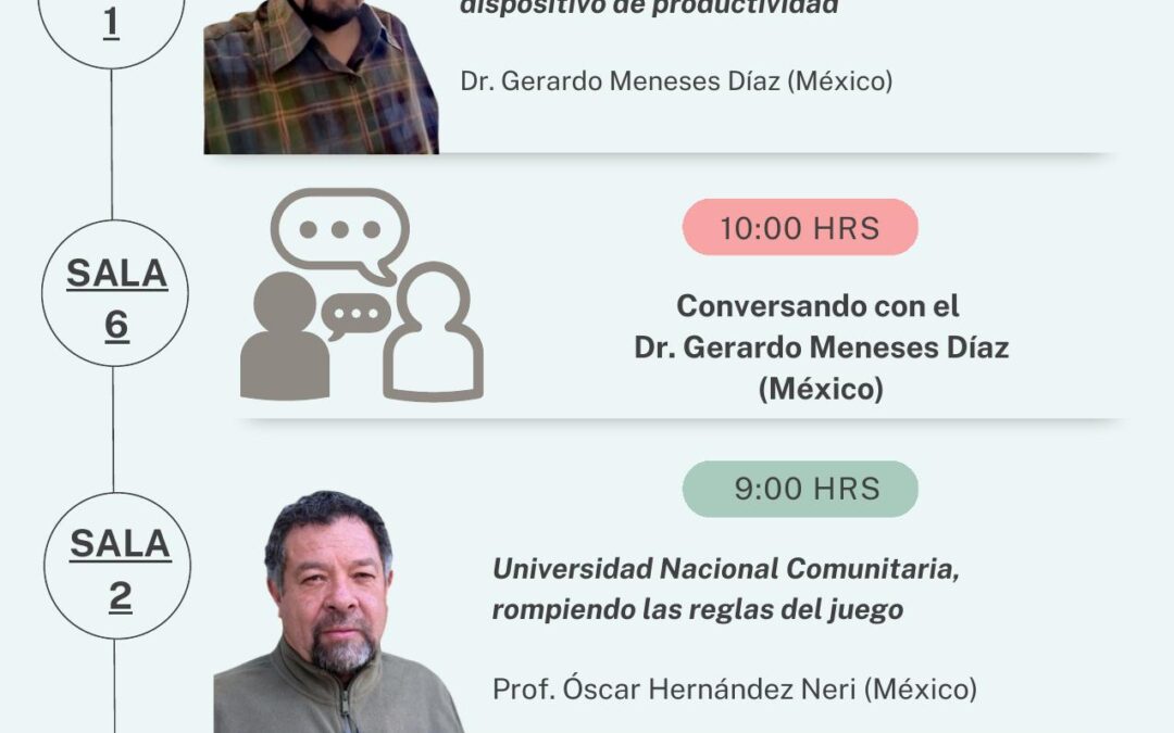 Conferencias magistrales: Profr. Oscar Hernández Neri y Dr. Gerardo Meneses Díaz