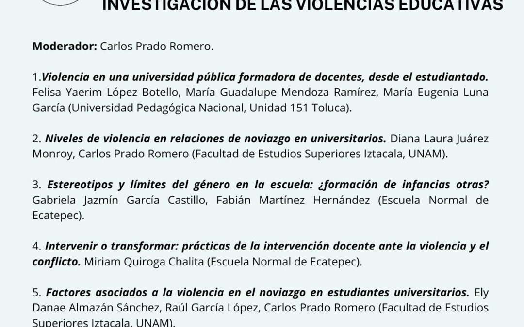 Investigación de las violencias educativas (trabajos libres)
