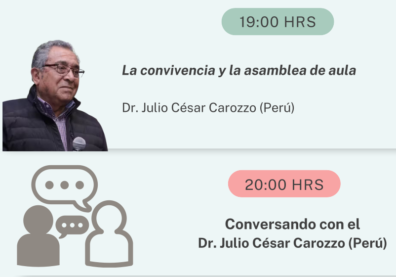 La convivencia y la asamblea de aula — Dr. Julio César Carozzo (Perú)