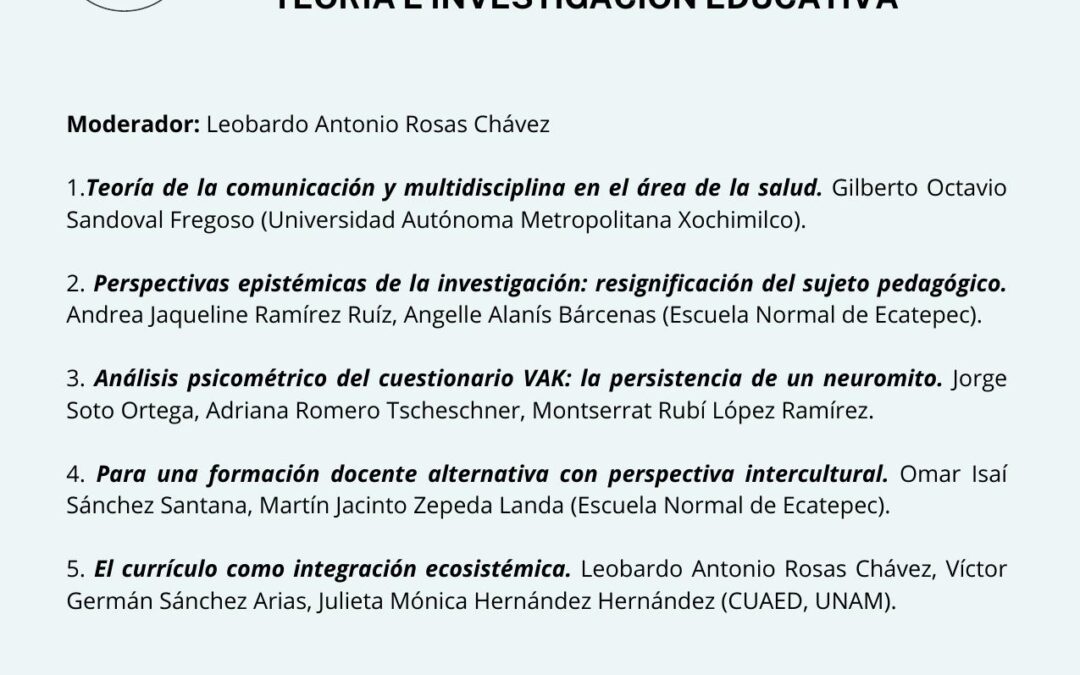 Teoría e investigación educativa