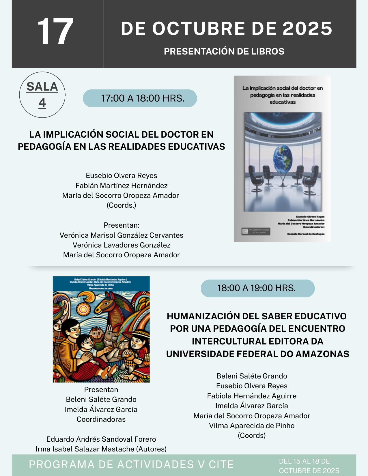 Presentación de libros