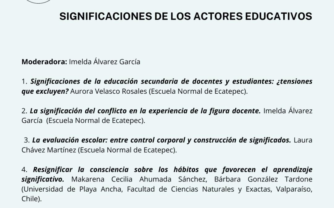 Significaciones de los actores educativos