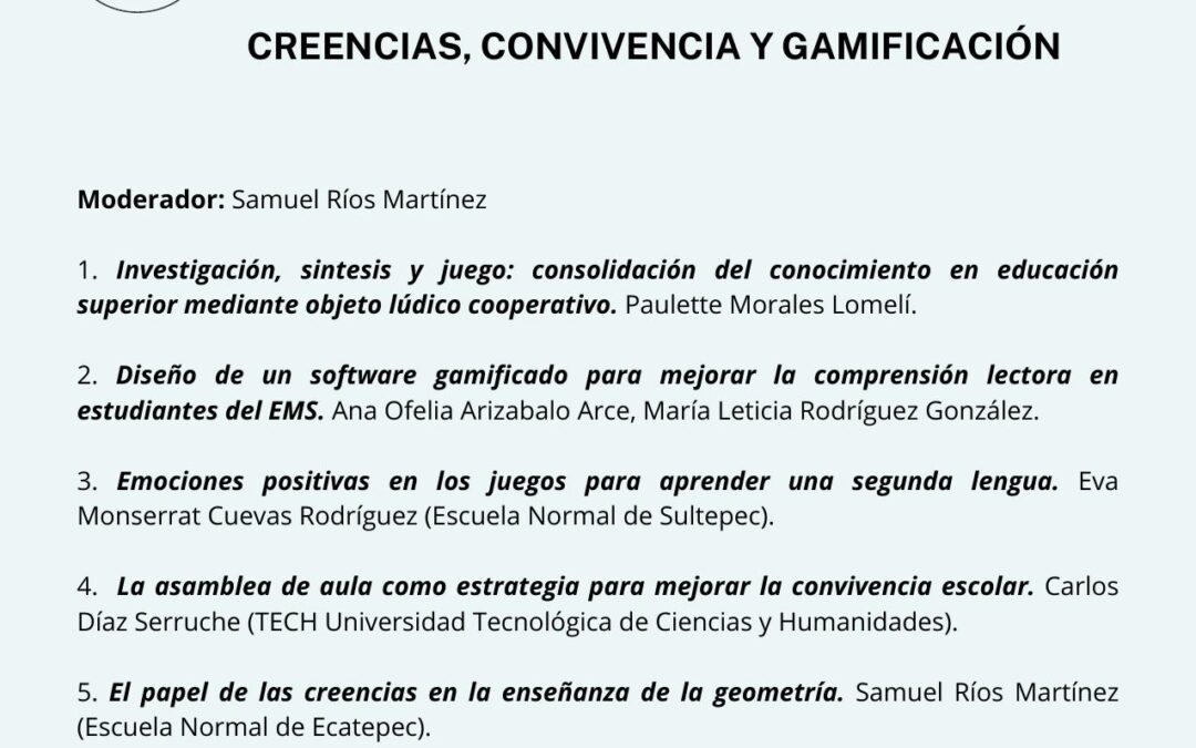 Creencias, convivencia y gamificación