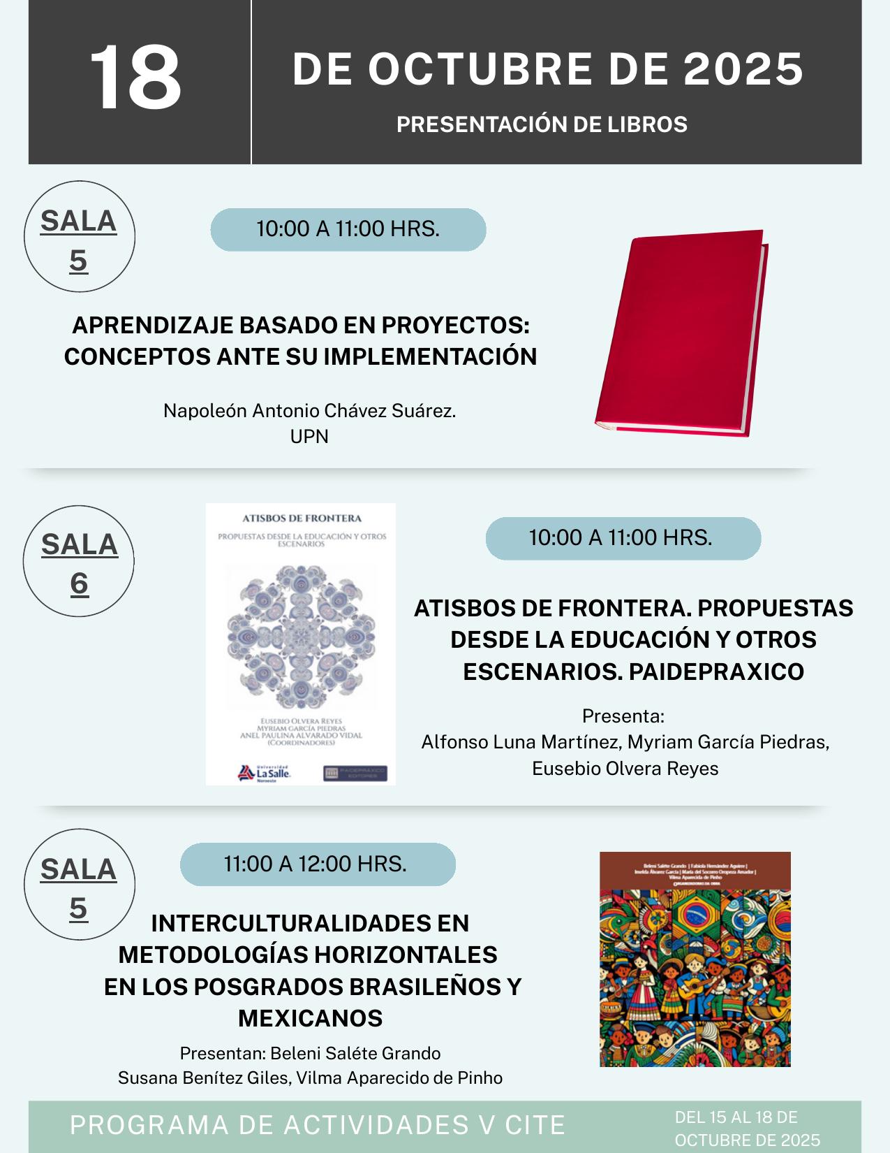 Presentación de libros