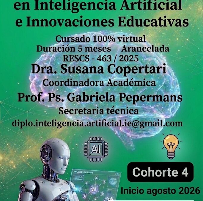 Diplomatura en estudios avanzados en inteligencia artificial e innovaciones educativas