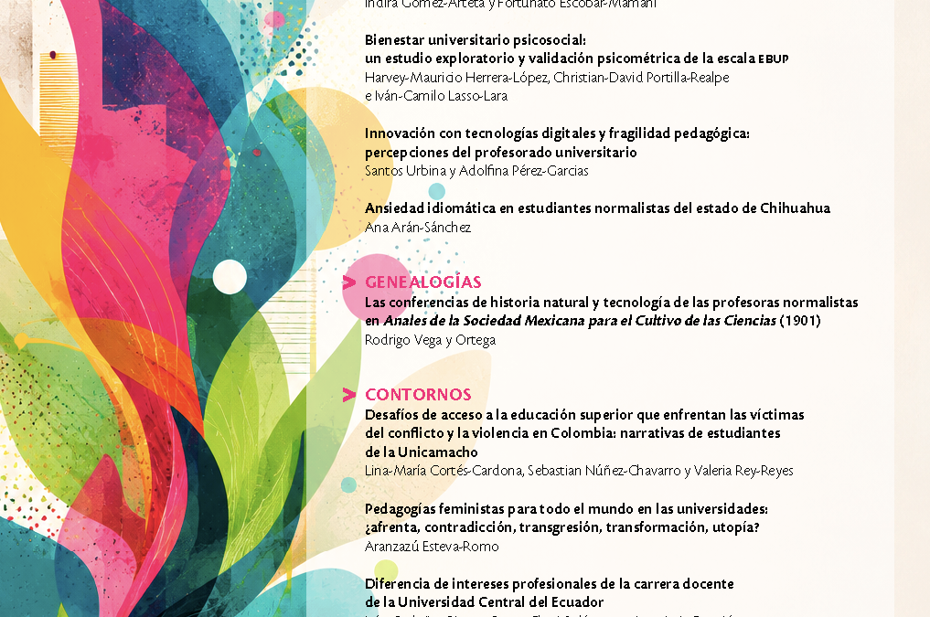 Revista mexicana de educación superior VolXVII-Num49